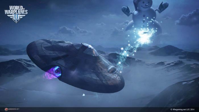 Zima, śnieg i… U.F.O. w World of Warplanes