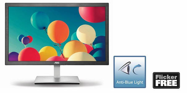 Nowe monitory AOC z technologiami chroniącymi wzrok
