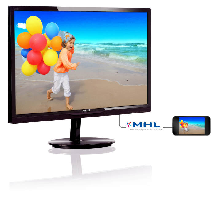 PHILIPS 284E5QHAD - 28-cali z matryc MVA