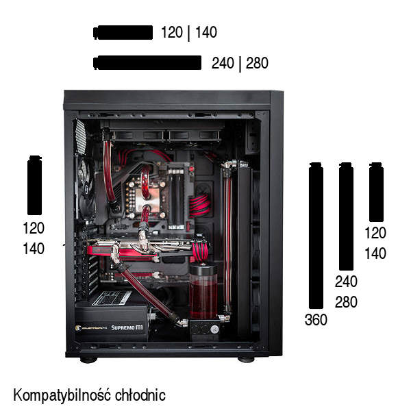 Nowa obudowa SilentiumPC Aquarius X90 Pure Black
