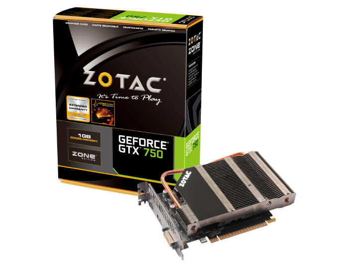 Bezgłośny ZOTAC GeForce GTX 750