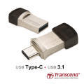 Obrazek TRANSCEND JetFlash 890S – mały pendrive z dwiema wtyczkami USB