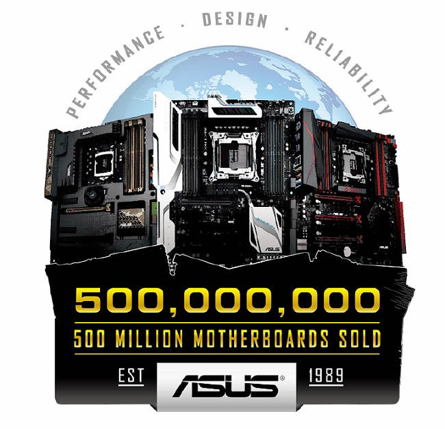 ASUS wituje sprzeda 500 milionw pyt gwnych