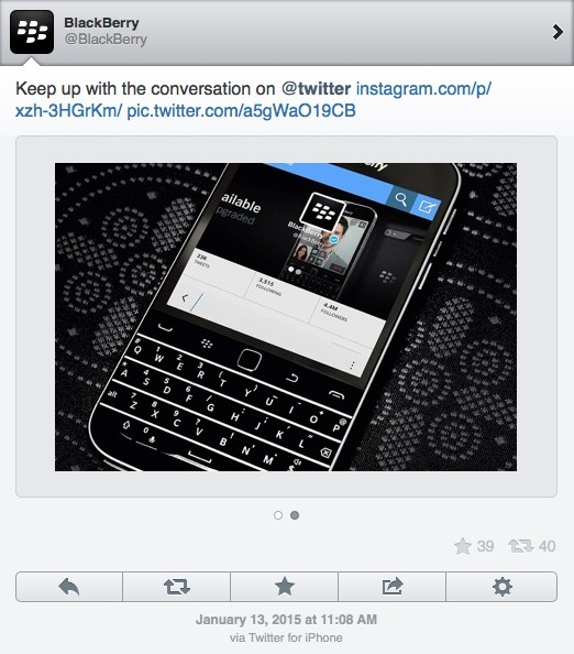 Oddział BlackBerry złapany na korzystaniu z iPhone