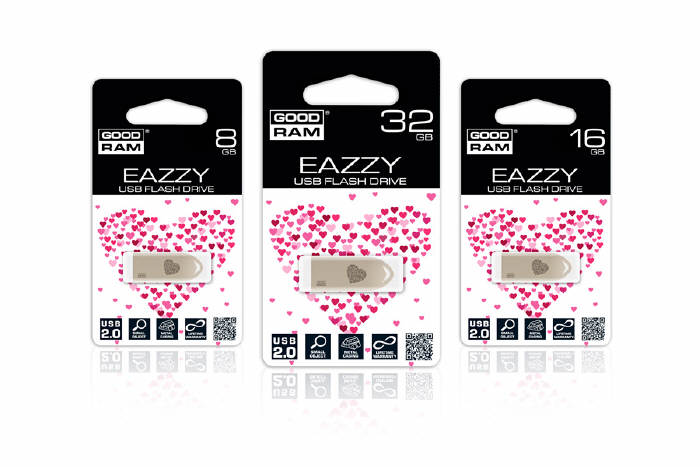 USB GOODRAM Eazzy na walentynki