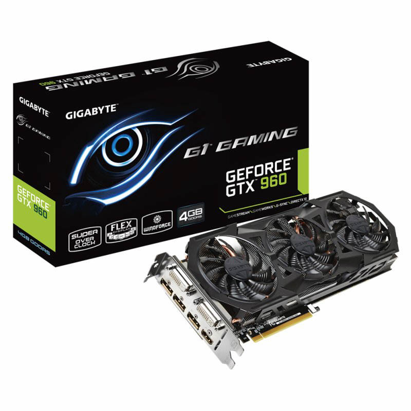 Karty graficzne GIGABYTE GeForce GTX 960 z 4 GB pamięci