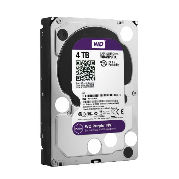 WD Purple NV - dostosowane do pracy w rejestratorach NVR