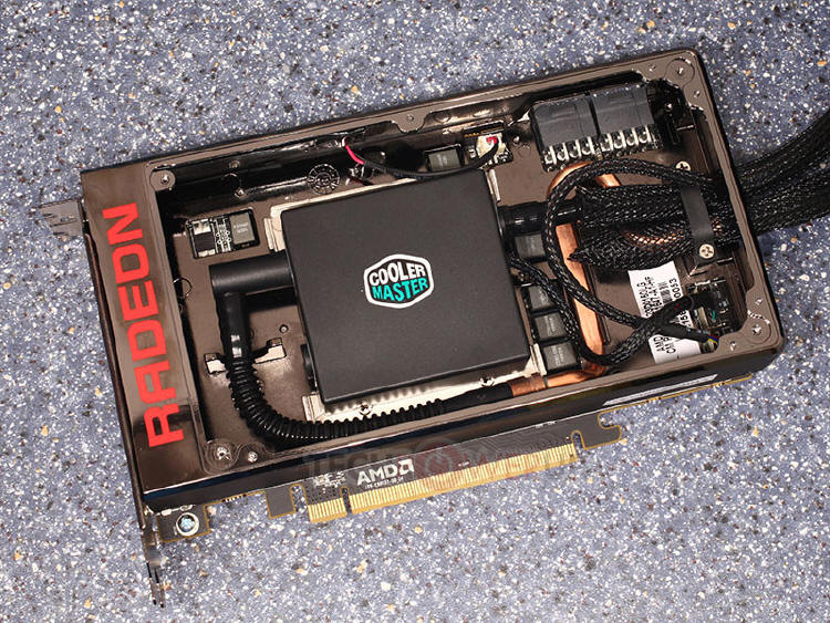 Chodzenie Radeona R9 Fury X