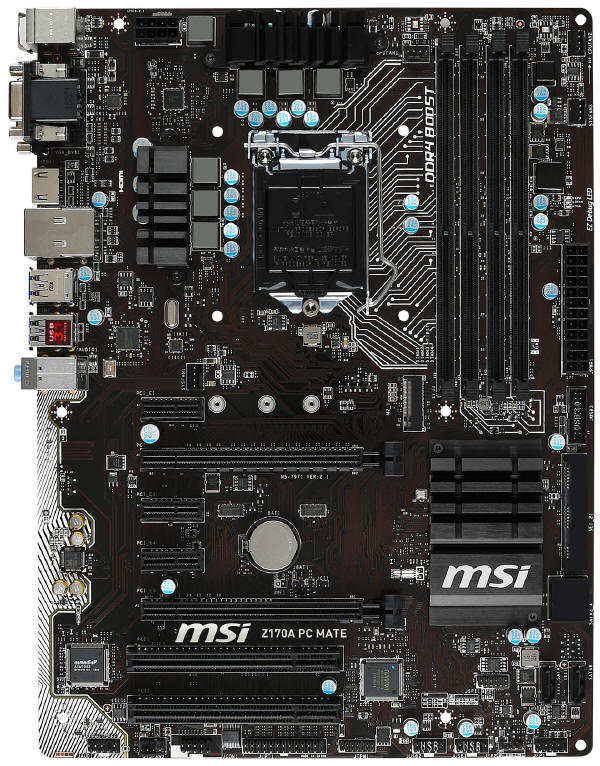 MSI Z170A PC Mate