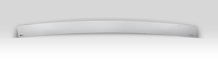 LG Music Flow HS8 - zakrzywiona listwa głośnikowa