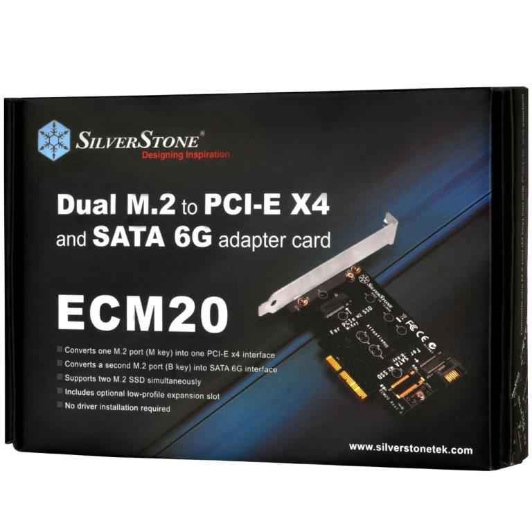 Silverstone ECM 20 - konwerter M.2 na PCI-Ex4