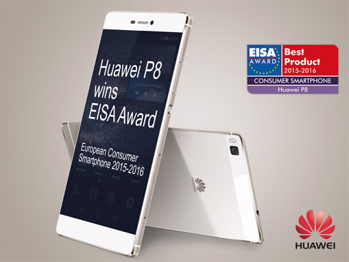 Huawei P8 zdobywa nagrodę EISA