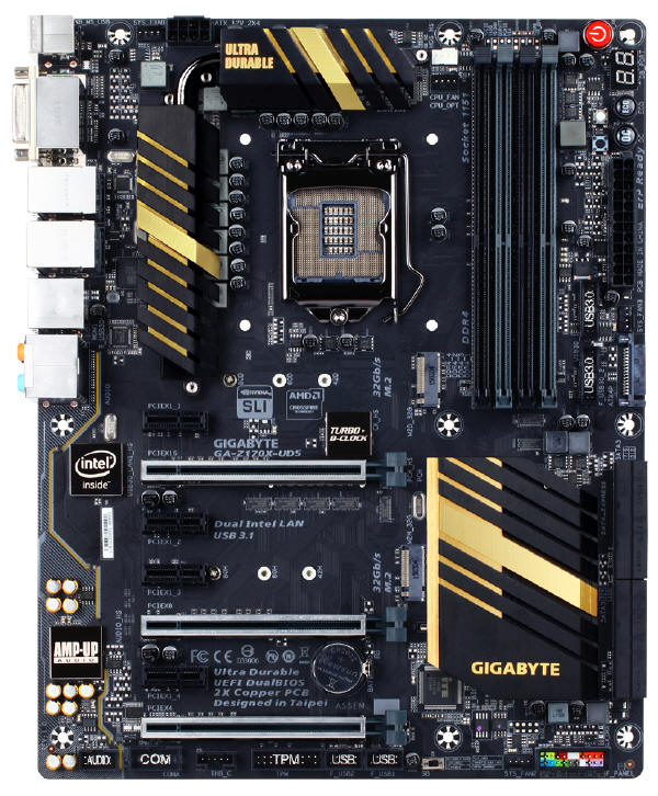 GIGABYTE Z170X-UD5 TH z certyfikatem Intel Thunderbolt 3