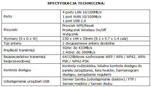 Router TP-LINK Archer C20 