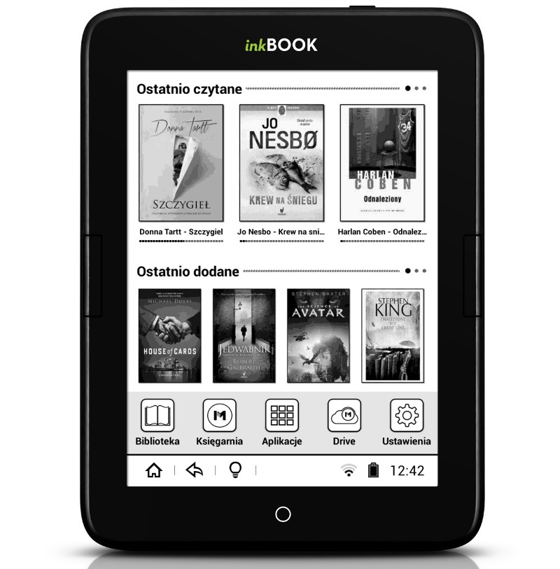 inkBOOK Obsidian - alternatywa dla Kindle Voyage