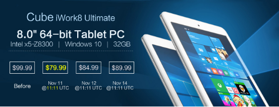 Cube iwork8 Ultimate - tani tablet z Windows 10