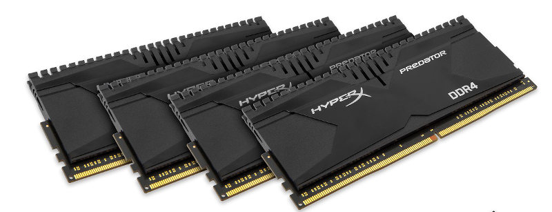Nowe pojemności pamięci HyperX Savage i Predator DDR4