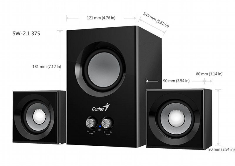Genius SW-2.1 375 - drewno w dobrej cenie