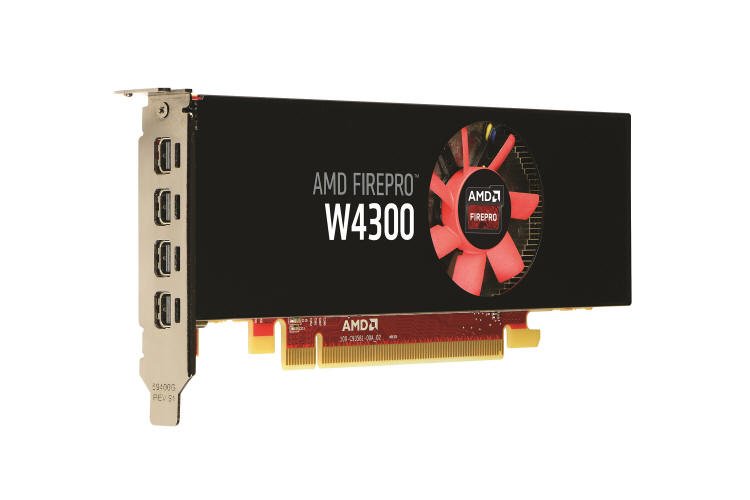 AMD FirePro W4300 - niskoprofilowa karta graficzna do stacji roboczych