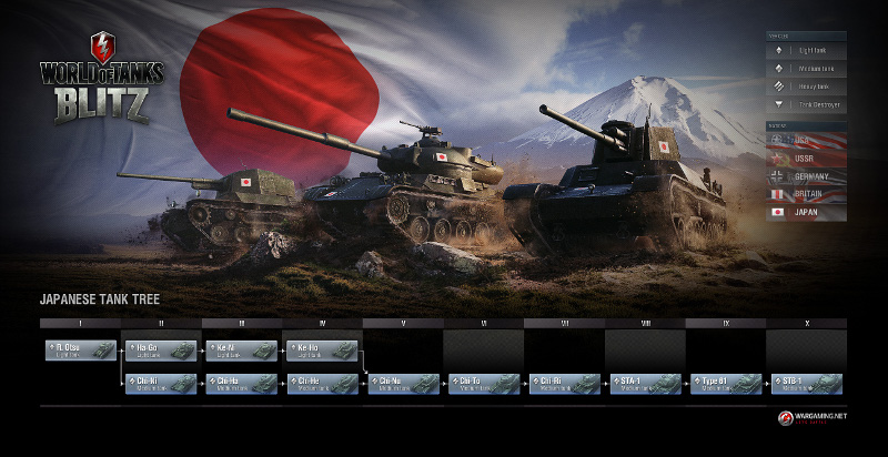 Szoguni dumnie wkraczają do World of Tanks Blitz