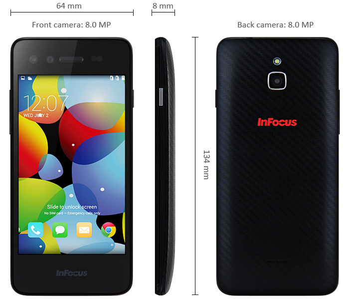 Nie duży i tani smartfon Infocus M2 4,2''