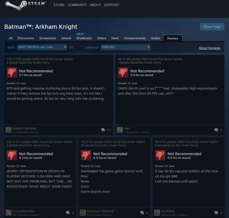 Nowy Batman Arkham Knight - pierwsze problemy