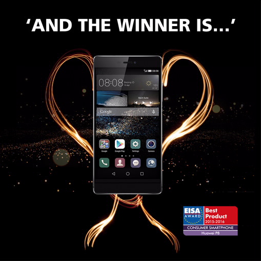 Huawei P8 zdobywa nagrodę EISA