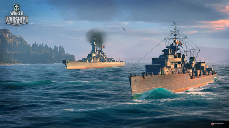Niemieckie krążowniki i sowieckie niszczyciele w World of Warships