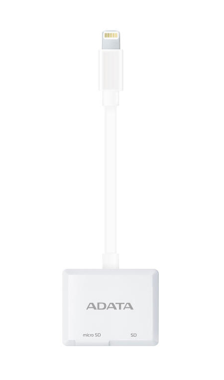ADATA - czytnik kart SD i microSD z interfejsem Lightning