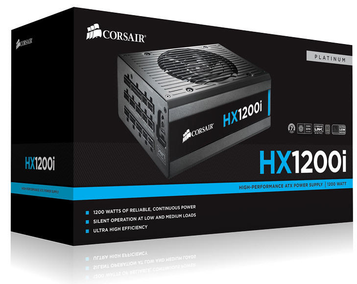 Corsair HX1200i - platynowa elektrownia w domu