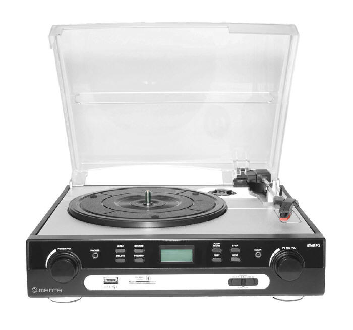 Manta Vinyl USB Cassette Player MA408