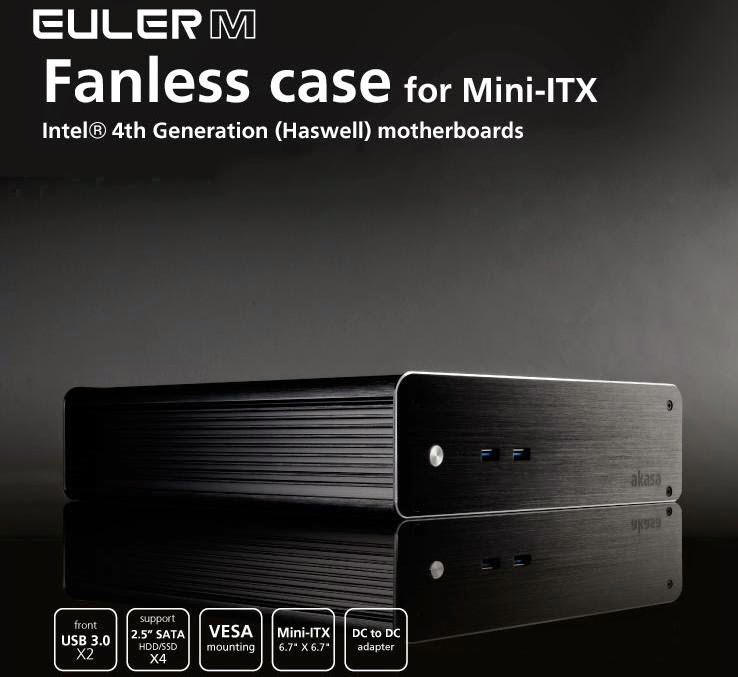 Akasa - obudowy mini-ITX Euler T i Euler M