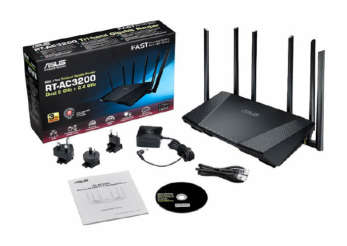 ASUS RT-AC3200 - Inteligentne, trzyzakresowe Wi-Fi