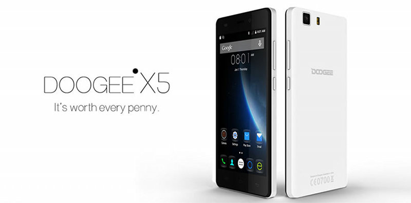 DOOGEE X5 - budetowy smarfon w super cenie