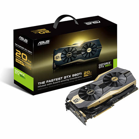 ASUS GTX 980 Ti w limitowanej, złotej edycji