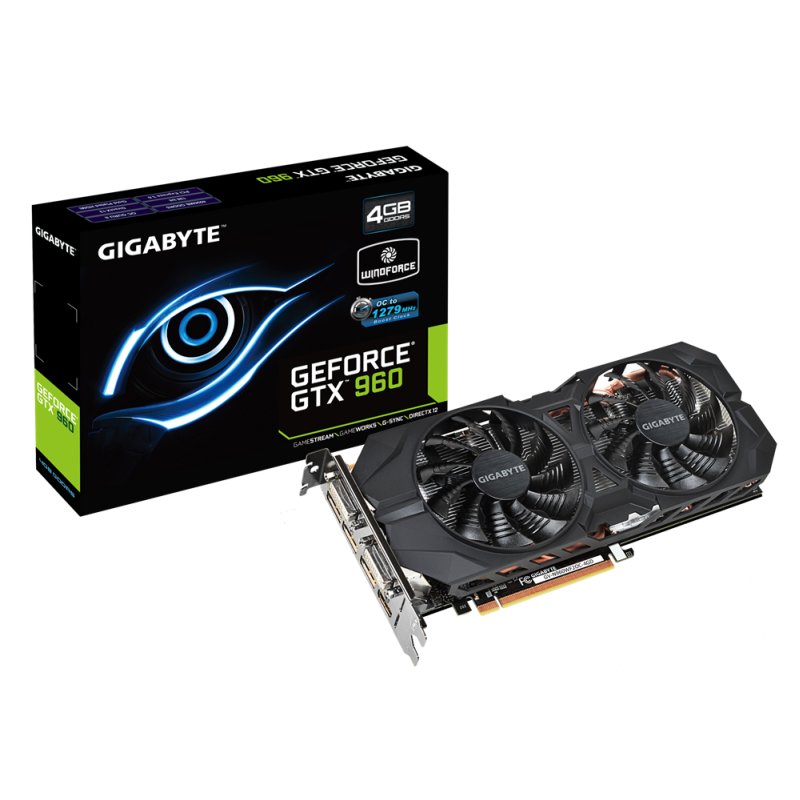 Karty graficzne GIGABYTE GeForce GTX 960 z 4 GB pamięci