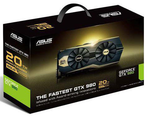 ASUS GTX 980 20th Anniversary Gold Edition