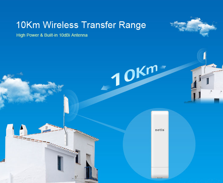 Netis WF2322 - Router z zasięgiem do 10 kilometrów