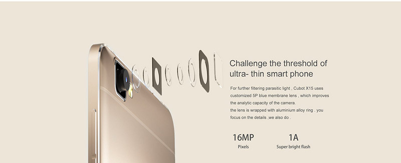 Cubot X15 - ultra cienki chiński smartfon
