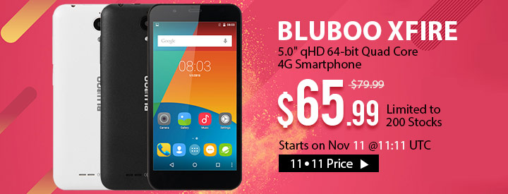 Bluboo XFire - smartfon w bardzo niskiej cenie