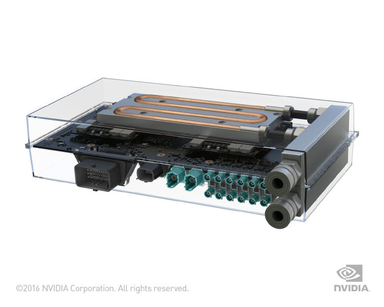 NVIDIA DRIVE PX 2 - superkomputer samochodowy wykorzystujący IQ
