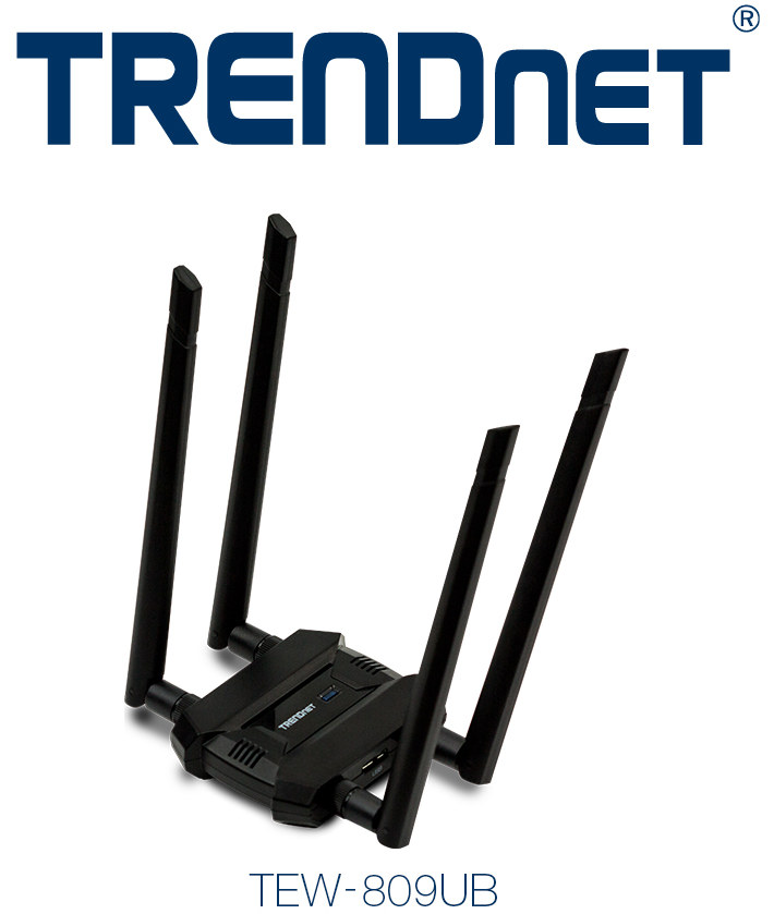 TRENDnet TEW-809UB - karta WiFi AC na USB