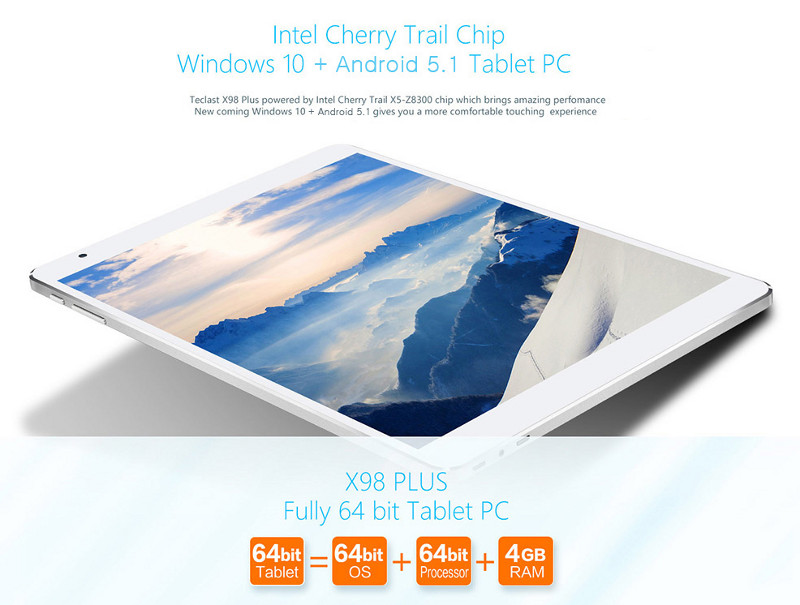 Teclast X98 Plus - nowy dwusystemowy tablet