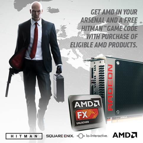 Gra Hitman w promocji AMD