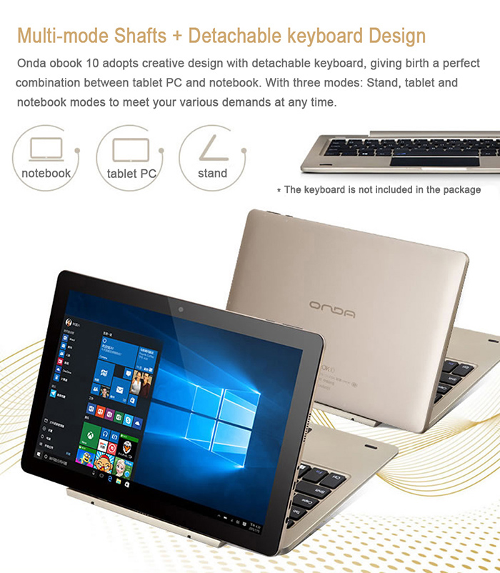 Onda OBook10 Ultrabook Tablet PC