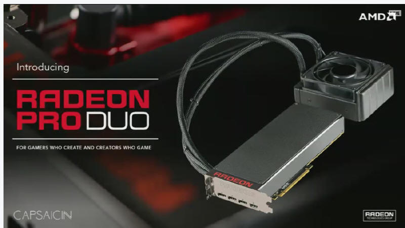 AMD Radeon Pro Duo niebawem do kupienia