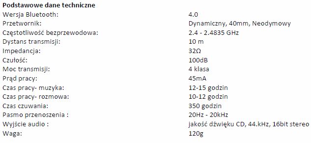 SoundMAGIC BT20 - słuchawki Bluetooth klasy Hi-Fi