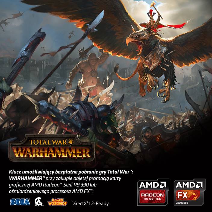 Total War: Warhammer z kartami AMD