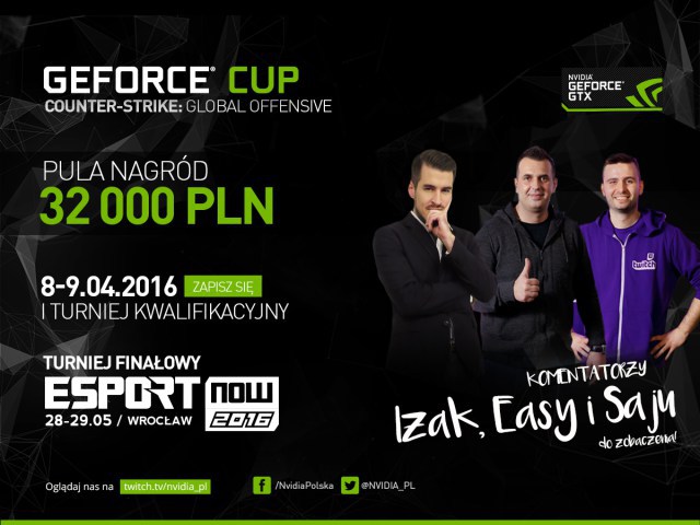 Wielki fina turnieju Geforce Cup na imprezie ESPORT NOW 2016