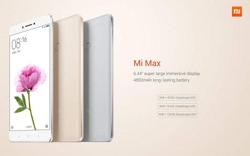 Xiaomi Max dla miłośników dużych ekranów